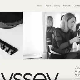 Odyssey Hair Studio website