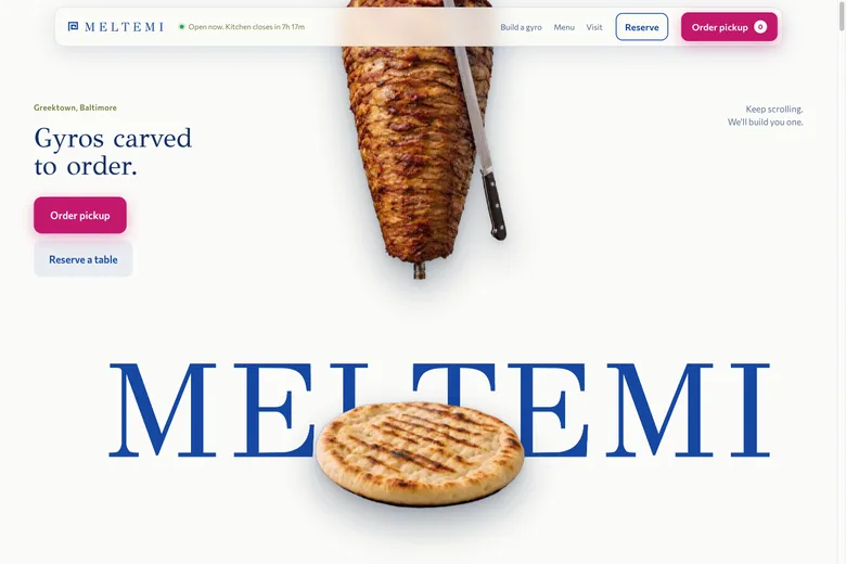 Meltemi website